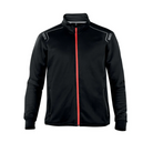 The front of the black Sparco Phoenix Jacket from Sparco.