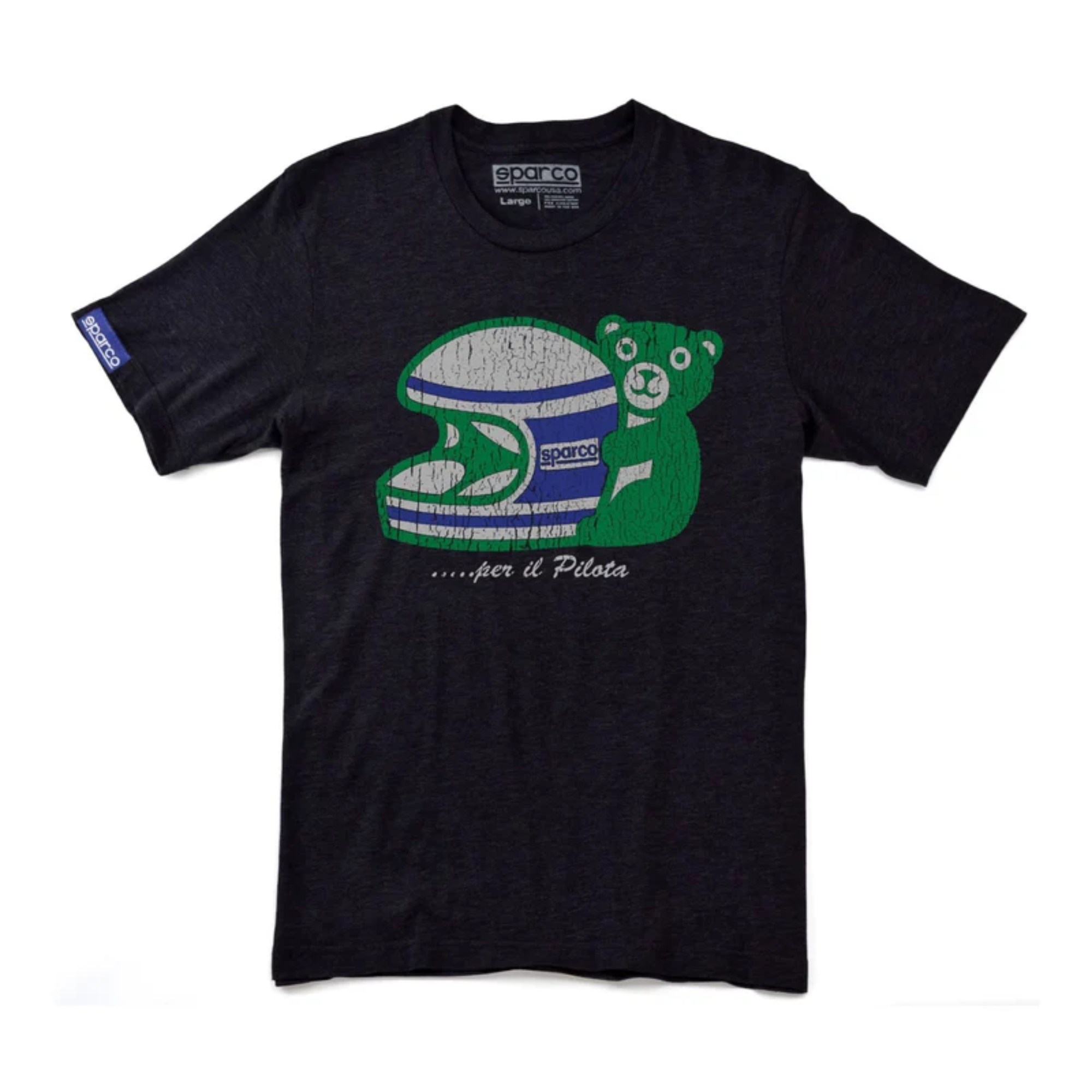 The charcoal Sparco Pilota T-Shirt from Sparco.