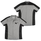 The gray and black Sparco Pit Tech 2.0 Crew Shirt from Sparco.