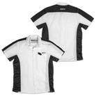 The white and black Sparco Pit Tech 2.0 Crew Shirt from Sparco.