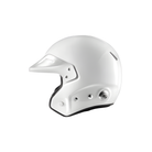 The white Sparco RJ SA2020 Rally Helmet from Sparco from the side.