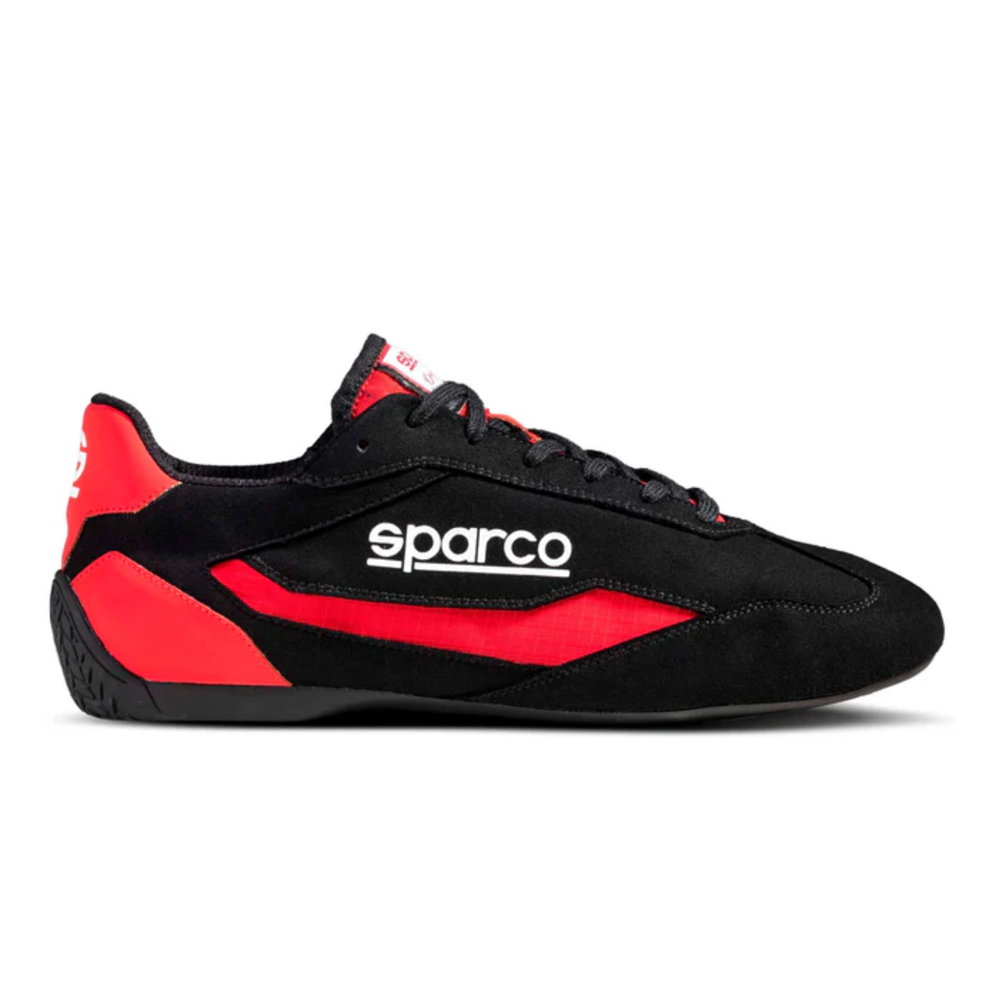 The black and red Sparco S-Drive Low Shoes from Sparco.