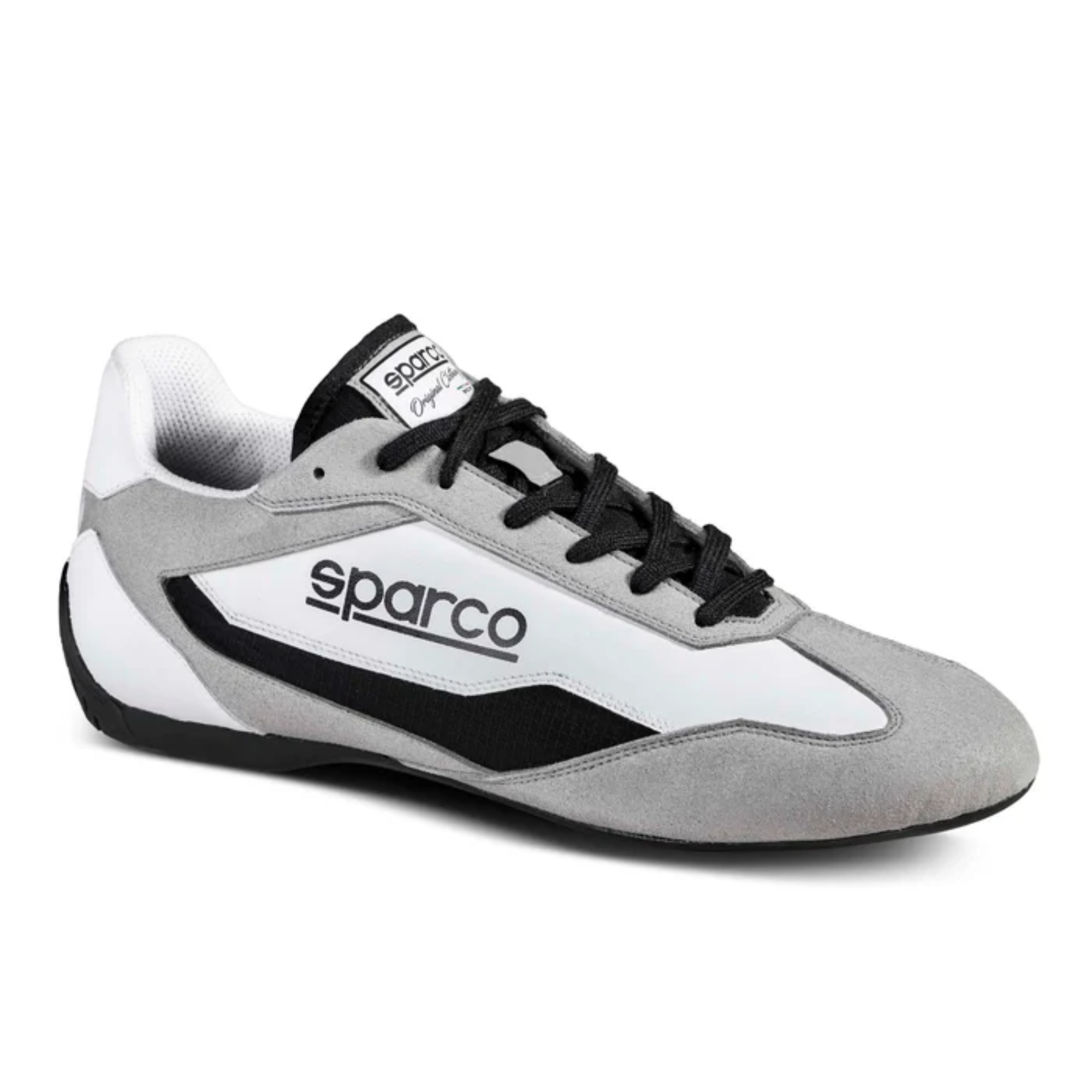 The white and black Sparco S-Drive Low Shoes from Sparco.