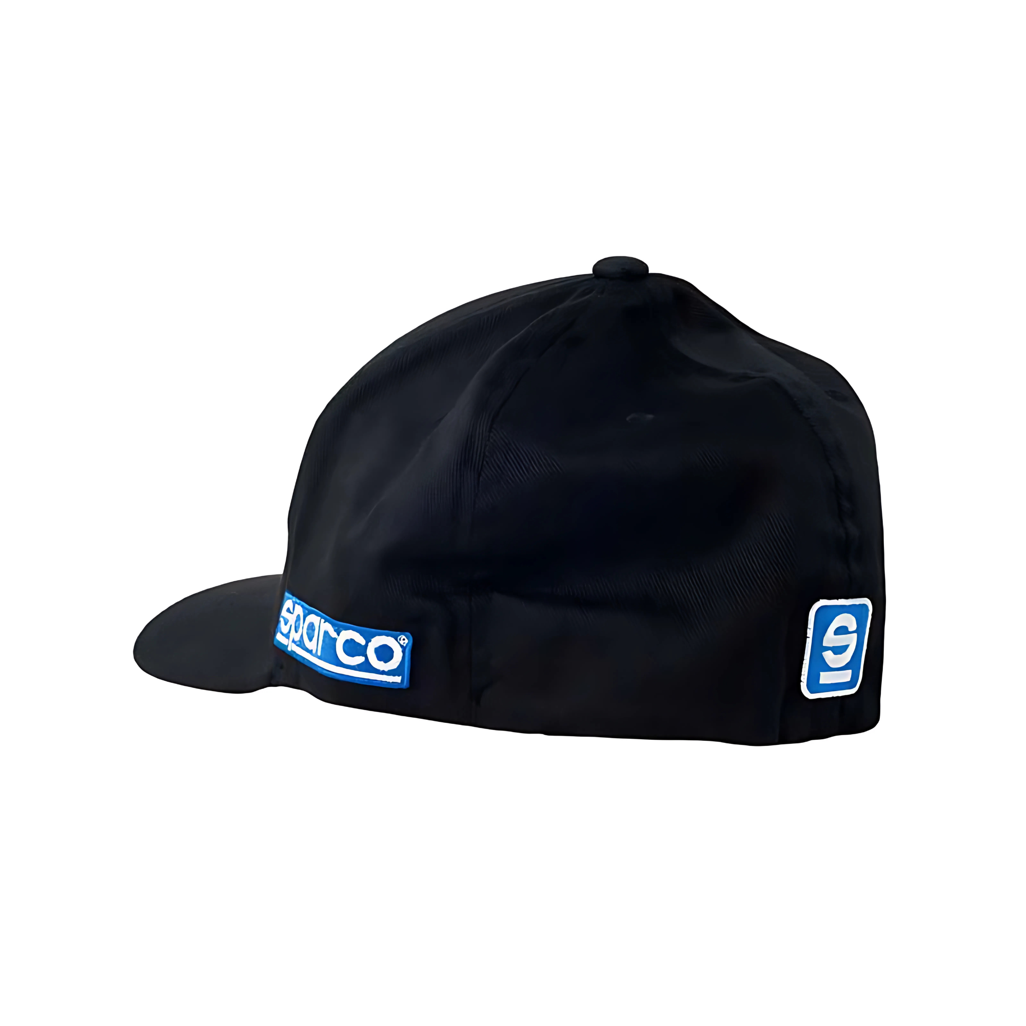 The black Sparco S-Icon Hat from Sparco from the back.