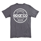 The gray Sparco Seal V.2 T-Shirt from Sparco from the back.
