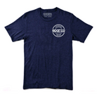 The navy Sparco Seal V.2 T-Shirt from Sparco from the front.