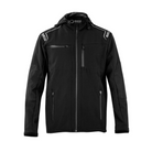 The front of the black Sparco Seattle Jacket from Sparco.