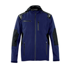 The front of the navy blue Sparco Seattle Jacket from Sparco.