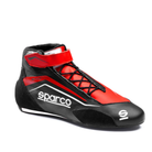 The black and red Sparco Skid Racing Shoes from Sparco.