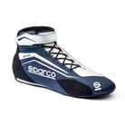 The blue and white Sparco Skid Racing Shoes from Sparco.