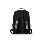 The back of the black Sparco Stage Backpack from Sparco.