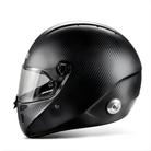 The black Sparco Stealth RF Carbon SA2020/FIA8859 Helmet from Sparco from the side.