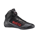 The black and red Sparco Superleggera KB-10 Karting Shoe from Sparco.