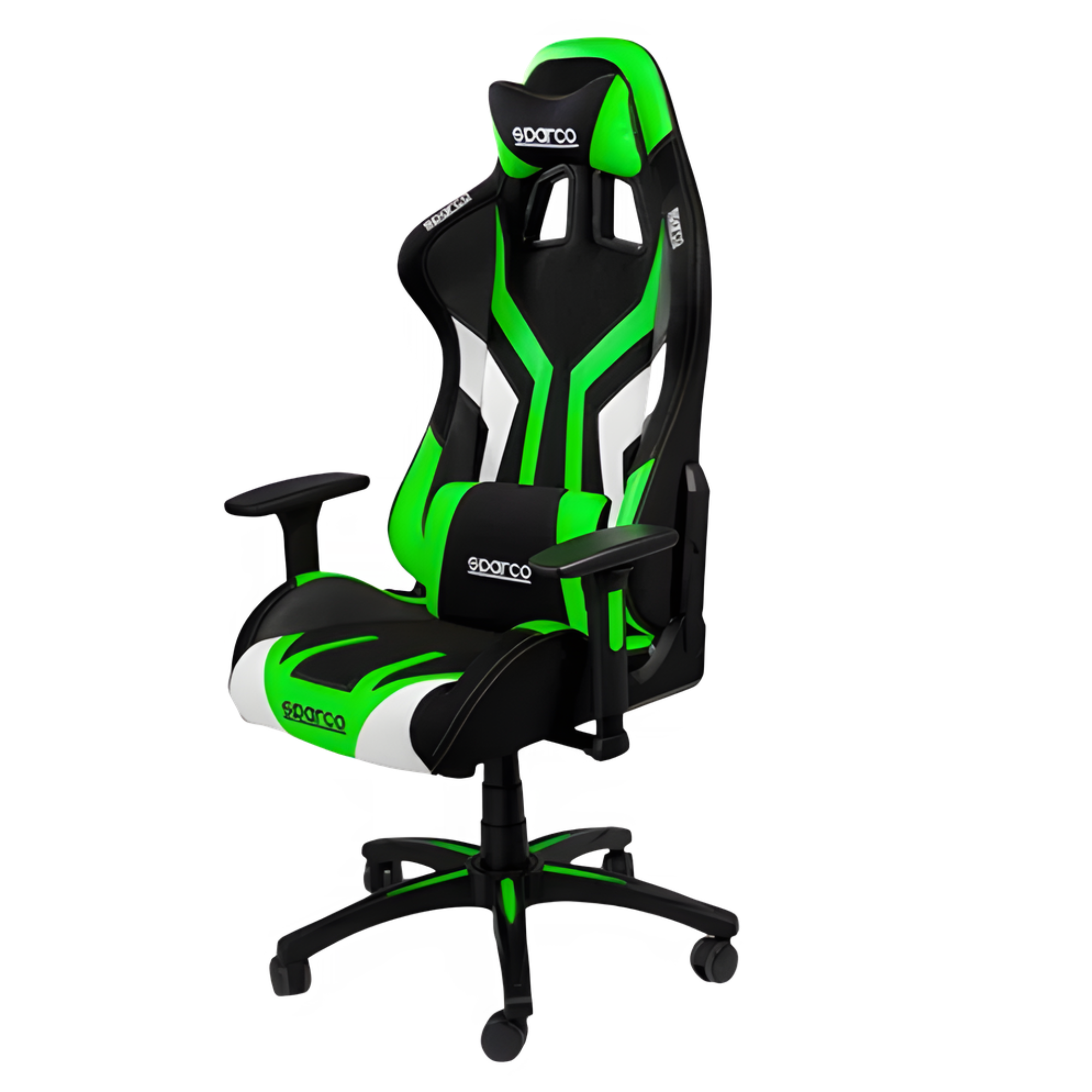 The black and green Sparco Torino Gaming Chair from Sparco.