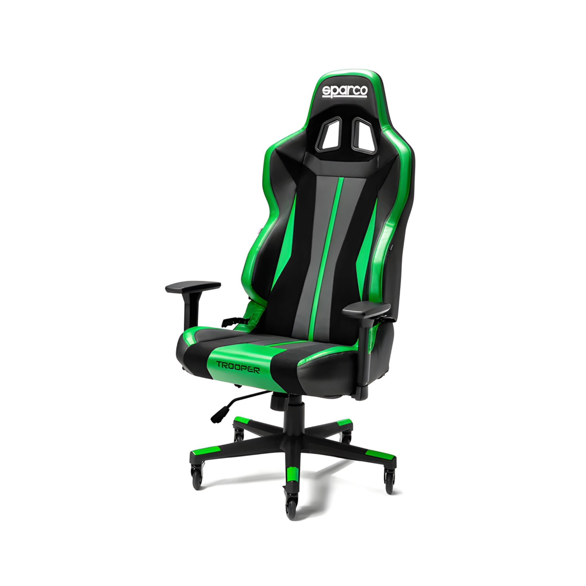 The black and green Sparco Trooper Gaming Chair from Sparco.