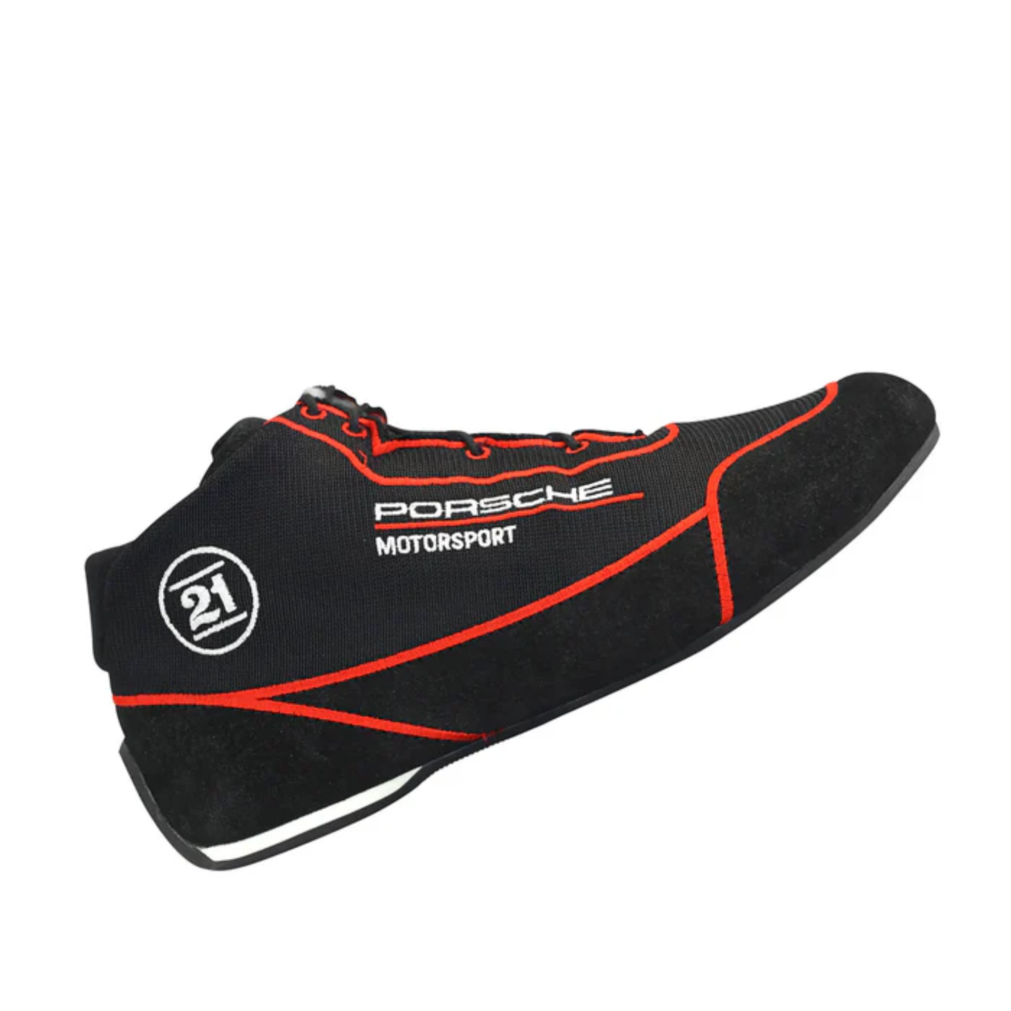 The black Stand-21 Porsche Motorsports Air-S Speed Racing Shoes from Stand 21.